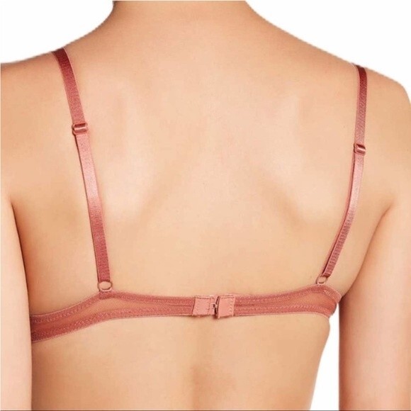 Free People Triangle Lace Underwire Bra in Copper Size 32A - Picture 2 of 5